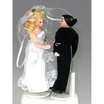 Svatební dekorace Svatební dekorace ženich a nevěsta 15cm