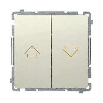 vypínač Žaluziový vypínač Klasik, pod omítku Kontakt-simon béžové odstíny BMZ1.01/12