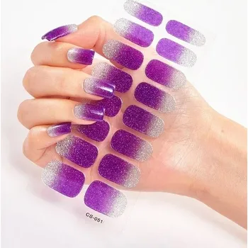 Přípravek na nehty Sada módních nálepek na nehty - CS-051