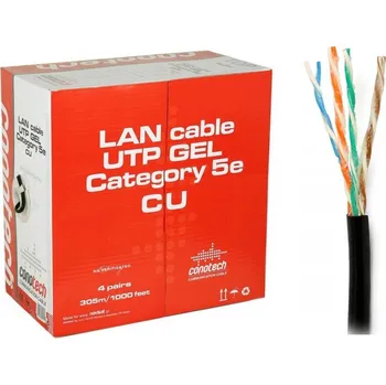 Síťový kabel Kroucená dvoulinka Conotech U/UTP kat. 5e 1 m