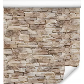 Fototapeta Omyvatelná tapeta KAMEN Šedá břidlice Imitace cihly Zeď 3D