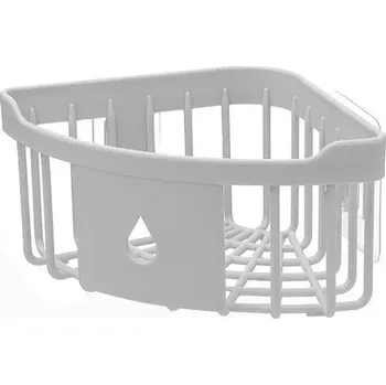 Koupelnový nábytek Koupelnová polička | Organizér do koupelny - Bílý