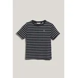 TRIČKO GANT STRIPED SHIELD SLIM T-SHIRT EVENING BLUE