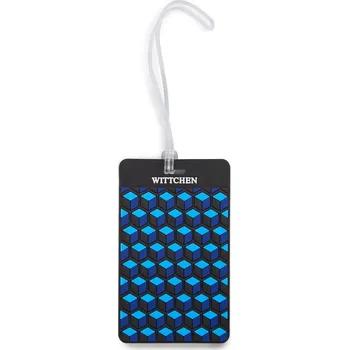 Příslušenství k zavazadlu Černo-modrá jmenovka na zavazadlo | WITTCHEN | 56-30-008-90