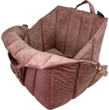 Pelíšek pro psa BiBi BEDS Autosedačka a taška 2v1 vyztužená SMART Barva: Šedá, Velikost: S