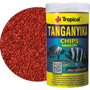 Krmivo pro rybičky Krmivo Tropical Tanganyika Chips 100g chipsy