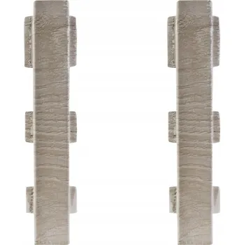 soklová lišta Spojka Salag PVC 22 x 72, délka 1 cm, šedá