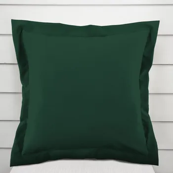 Povlak na polštářek Dekorační povlak na polštář s lemem Rongo RG-086 Lahvově zelený 30 x 50 cm