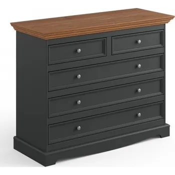 Komoda Komoda LUNO grafit/dub