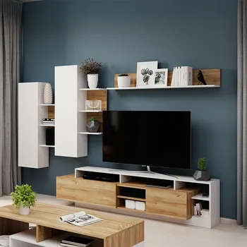 Obývací stěna Obývací stěna ALVA | sestava A | dub grandson/bílá