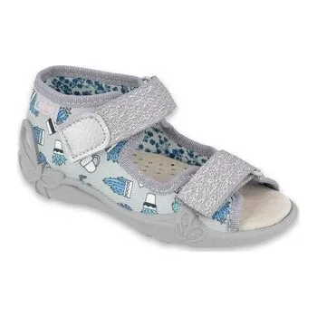 Dívčí obuv 342P025 18 - dívčí sandálky Befado, kožená stélka 342P025_21