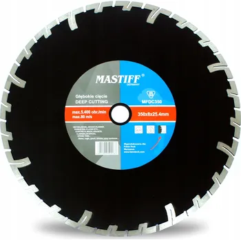 Řezný kotouč Diamantový řezný kotouč Mastiff MFDC350 350x25,4 mm
