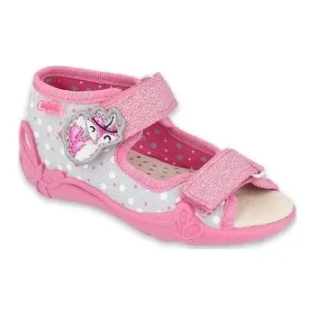 Dívčí obuv 342P018 18 - dívčí sandálky Befado, kožená stélka 342P018_20
