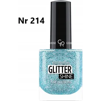 Lak na nehty GOLDEN ROSE Třpytivý lak na nehty GLITTER SHINE 214