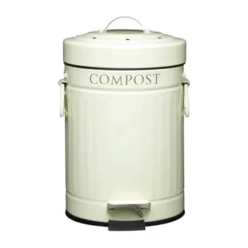 Odpadkový koš Kitchen Craft kuchyňský koš na bioodpad PEDÁLOVÝ 3L