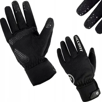 Cyklistické rukavice Cyklistické rukavice Accent M černé