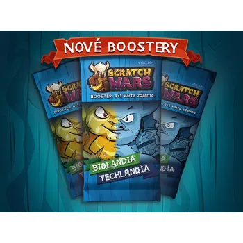 Karetní hra Scratch Wars - Booster (Tech vs Bio)