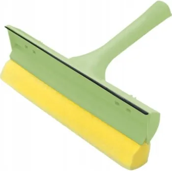 Čistič oken 2v1 se stěrkou na vodu, zelený