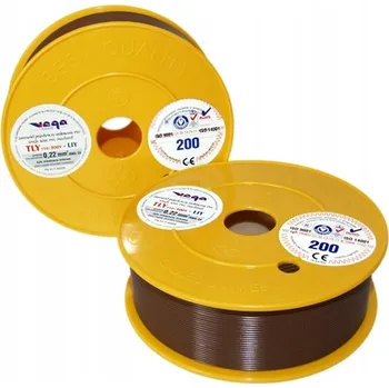 elektrický kabel 200m Alarmový kabel elektrický drát TLY LgY 1x0,22 mm2 1 x 0,22 mm2