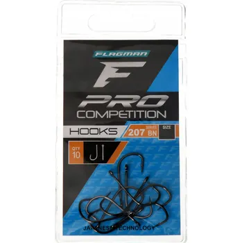 Rybářský háček Zemní Háčky s protihrotem Flagman 207 BN 10 ks