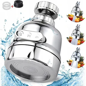 Vodovodní baterie PERLÁTOR DO KUCHYŇSKÉ BATERIE PRODLOUŽENÍ Trojfunkční MAX chrom