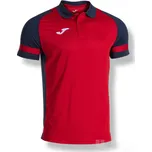 Polokošile JOMA LIDER, barva červená - tmavě modrá, velikost 4XL