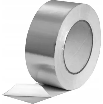 Lepicí páska HLINÍKOVÁ PÁSKA SAMOLEPICÍ IZOLAČNÍ 75mm x 50m 90°C