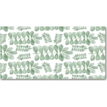 Obraz Kuchyňský panel Zelené listy 140x70 cm + LEPIDLO