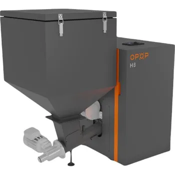 Kotel Kotel na pelety automatický OPOP H815-P, výkon 5,1 - 17 kW, včetně hořáku, podavače, násypky 203 l, SVT22046