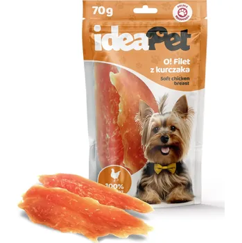 Pamlsek pro psa IdeaPet Kuřecí Filé 70g sušené maso pro psy