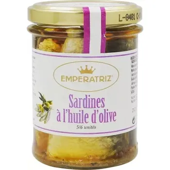 konzervovaná ryba EMPERATRI7 Sardinky v olivovém oleji 190 g