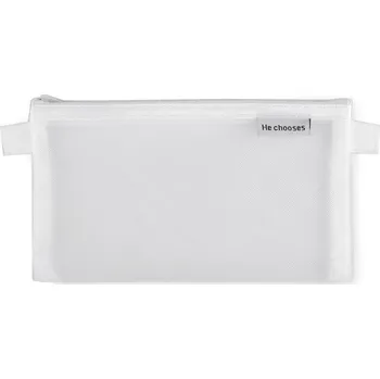 Kosmetická taška Síťované pouzdro 20x12 cm, barva 1 bílá