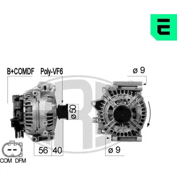 Alternátor Alternátor ERA 210578A