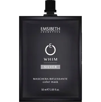 Vlasová regenerace Šedo-stříbrná tónovací maska na vlasy Silver Whim Emsibeth 50 ml