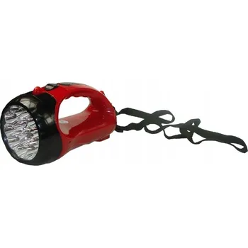 Ruční svítilna s akumulátorem 15 LED červená ABS