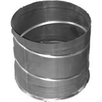 Kouřovod Ricomgas Matice se závitem ke krycímu plechu Ak 80 mm, nerez, 21410000080