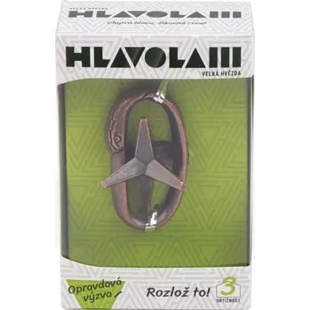 Hlavolam Kovový hlavolam Velká hvězda