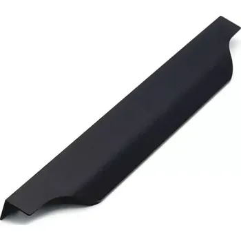 Nábytkové kování Nábytková úchytka Kika černá matná 296 mm