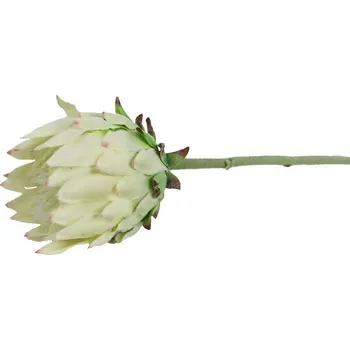 umělá květina Umělá protea bílá X6859-01