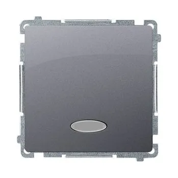 vypínač Jednopólový vypínač pod omítku Kontakt-simon, odstíny šedé BMW1L.01/21