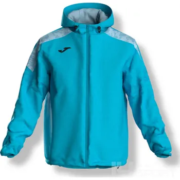 Pánská bunda Šusťáková bunda JOMA CHAMPIONSHIP VIII, barva zářivě tyrkysová - světle modrá, velikost 6XS