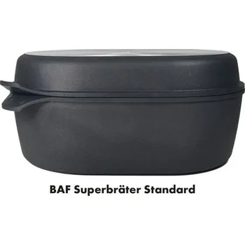 Pánev Titanový superpekáč s grilovacím víkem 40x28 cm hloubka 14 cm BAF Gigant new line
