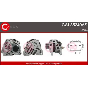 Alternátor generátor CASCO CAL35249AS