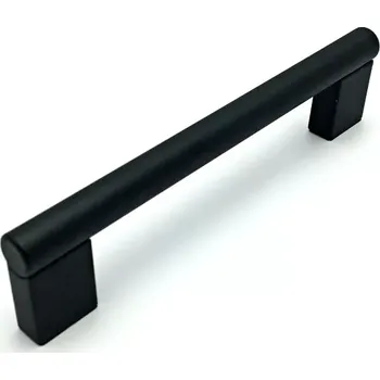 Nábytková úchytka Porta černá matná 432 mm