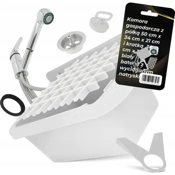 Obraz Jednokomorový dřez TRNS polypropylen bílý