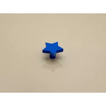 Nábytkové kování Nábytková knopka Hvězdička modrá