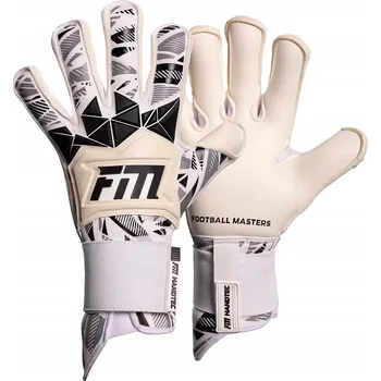 Brankářské rukavice Brankářské rukavice Football Masters Invictus X Pro RF bílo-černé, velikost 7
