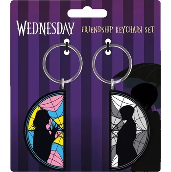 Přívěsek na klíče Pyramid International Wednesday Enid Window 2 ks