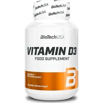 BioTech USA Vitamin D3 50mcg 120 tabs