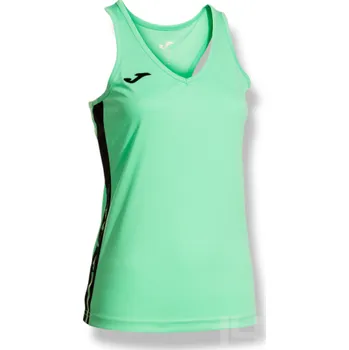 Běžecké oblečení Dámské tílko JOMA OLIMPIADA, barva zelená (cabbage) - černá, velikost XL